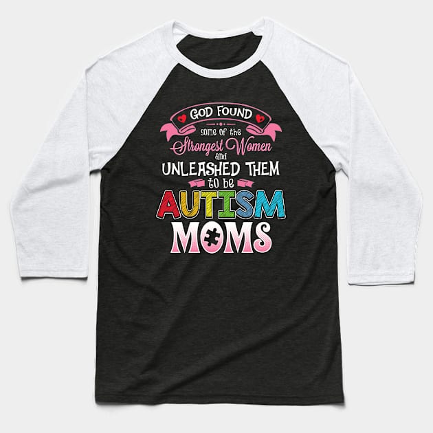 Autism Moms  Awareness Support Baseball T-Shirt by specaut